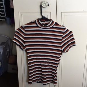 Forever 21 mock neck crop top